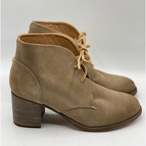 Beek Songlark‎ Stone Heeled Ankle Suede Boots